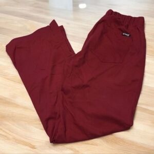 Grey's Anatomy Barco Maroon Red Medical Scrub Pants Size XS